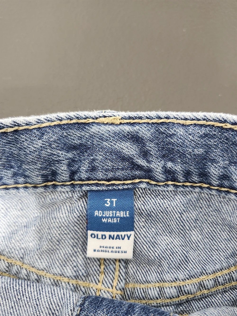 Girls 3T Denim Snap Button-Front Skirt Adjustable Waist Casual Everyday Wear
